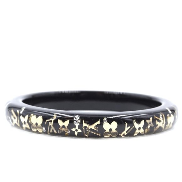 Louis Vuitton Clear Monogram logo Inclusion Bangle - Picture 5 of 10